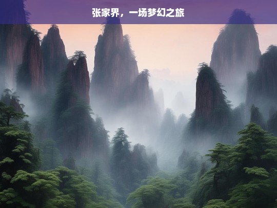 张家界，一场梦幻之旅，张家界梦幻之旅