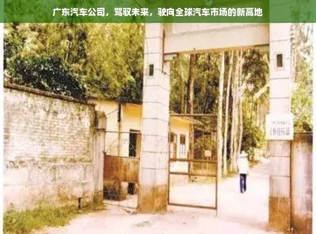 广东汽车公司，驾驭未来，驶向全球汽车市场的新高地