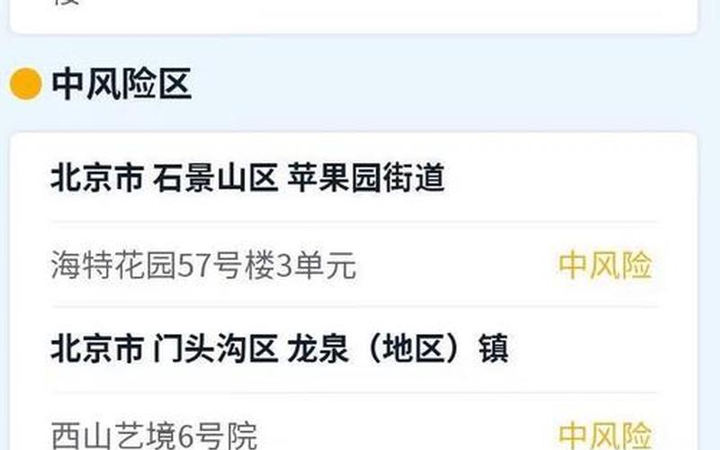 北京市有哪些区哪些街乡位被列中风险地区-，北京目前中高风险地区有哪些 (2)
