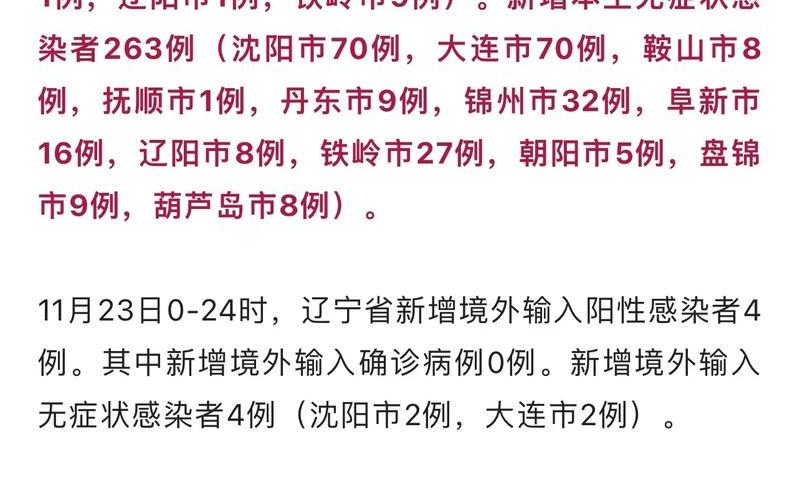 2022辽宁疫情何时结束，2022年11月24日12时-24时绍兴报告3例阳性感染者