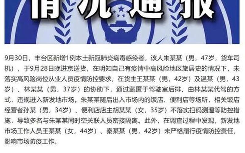 北京疫情通报(北京疫情的通报和公布)，10月21日0时至15时北京新增感染者15例及健康提示